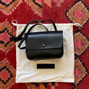 Auxiliary Mini Cross Body Leather Bag